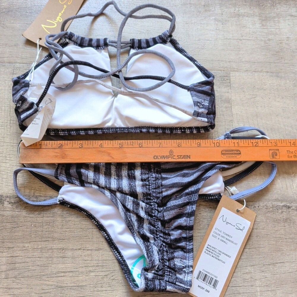 New Niyama Sol Sexy Bikini Set String Women Swimwear Thong Bathing Swimsuit XS - Picture 4 of 5